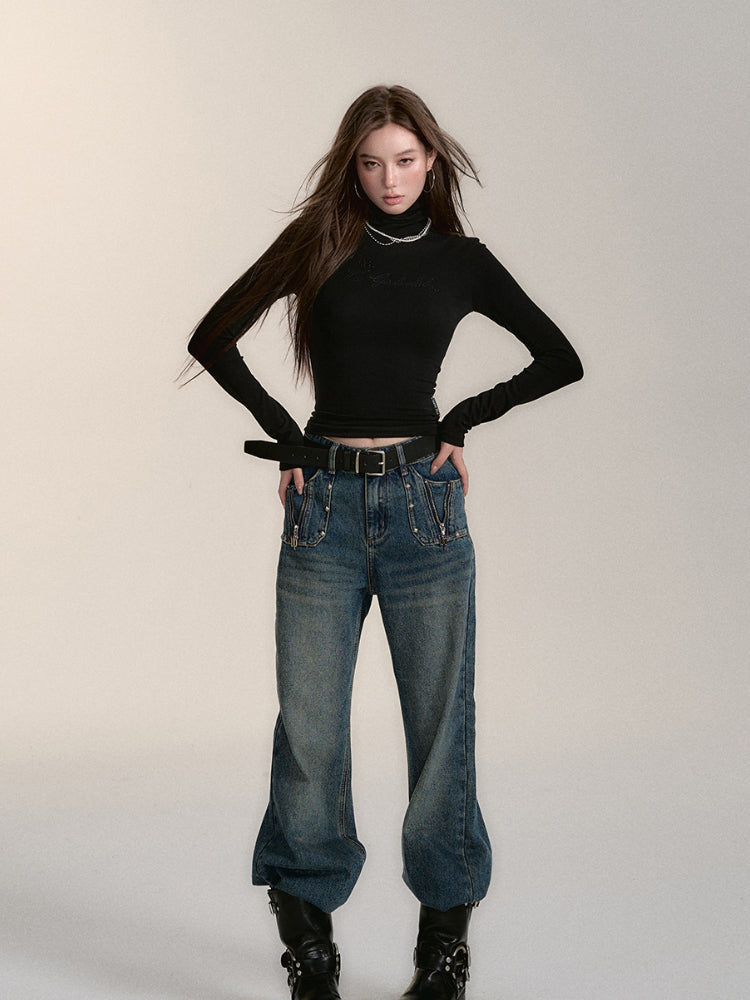 Turtleneck Long-Sleeve Base Sweater - CHINASQUAD
