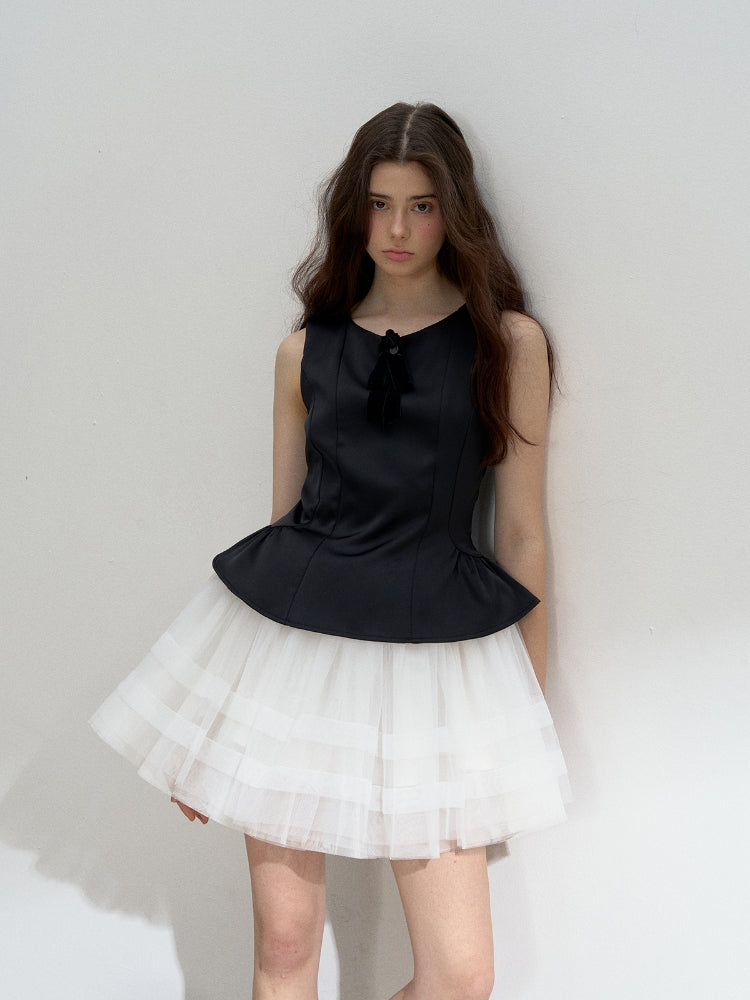 Satin Lace Ballet Dress - CHINASQUAD