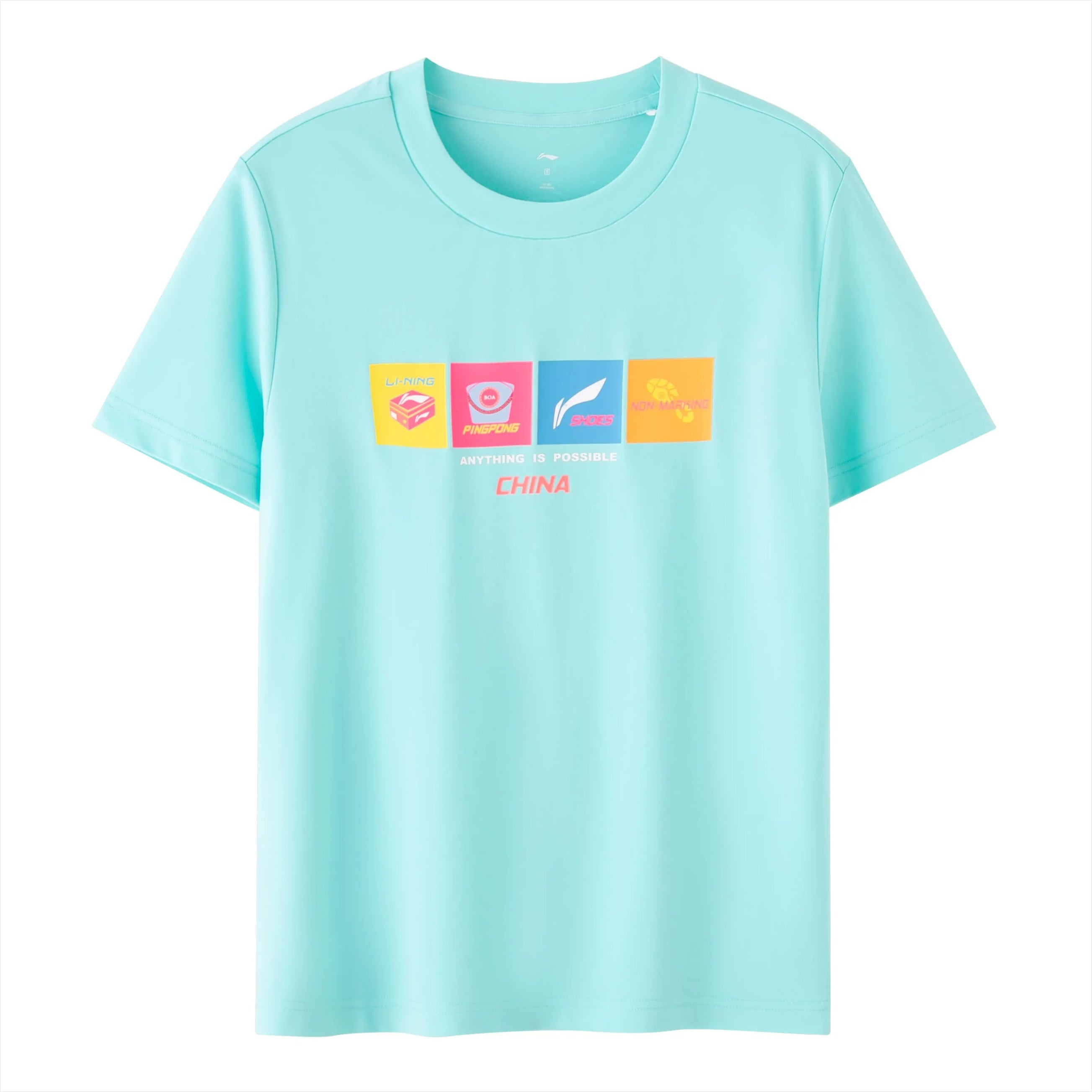 Li-Ning Ping Pong Series Printed Crewneck T-Shirt - CHINASQUAD