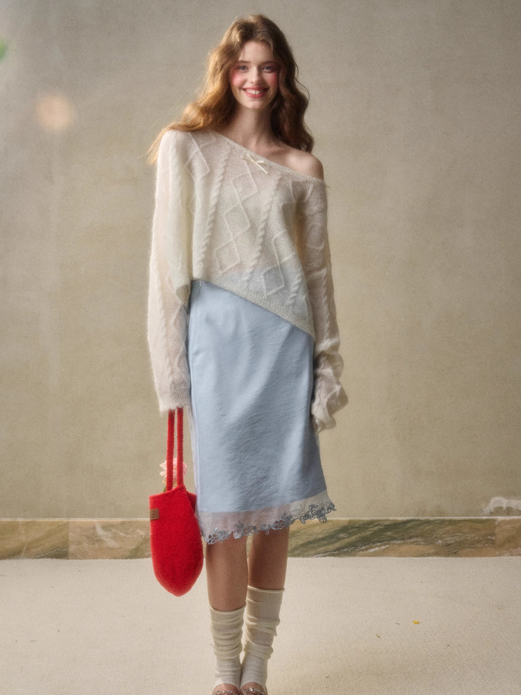 Flower Fairy Embroidered Skirt - CHINASQUAD