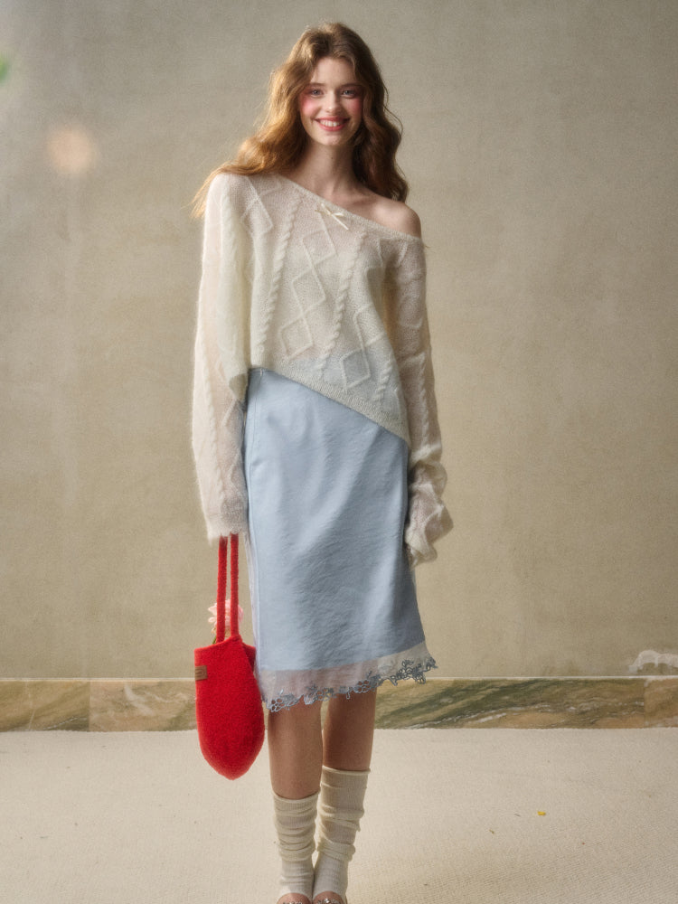 Loose French Style Short Sweater - CHINASQUAD