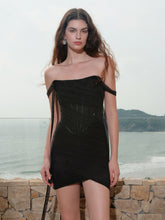 Off-Shoulder Bodycon Dress - CHINASQUAD