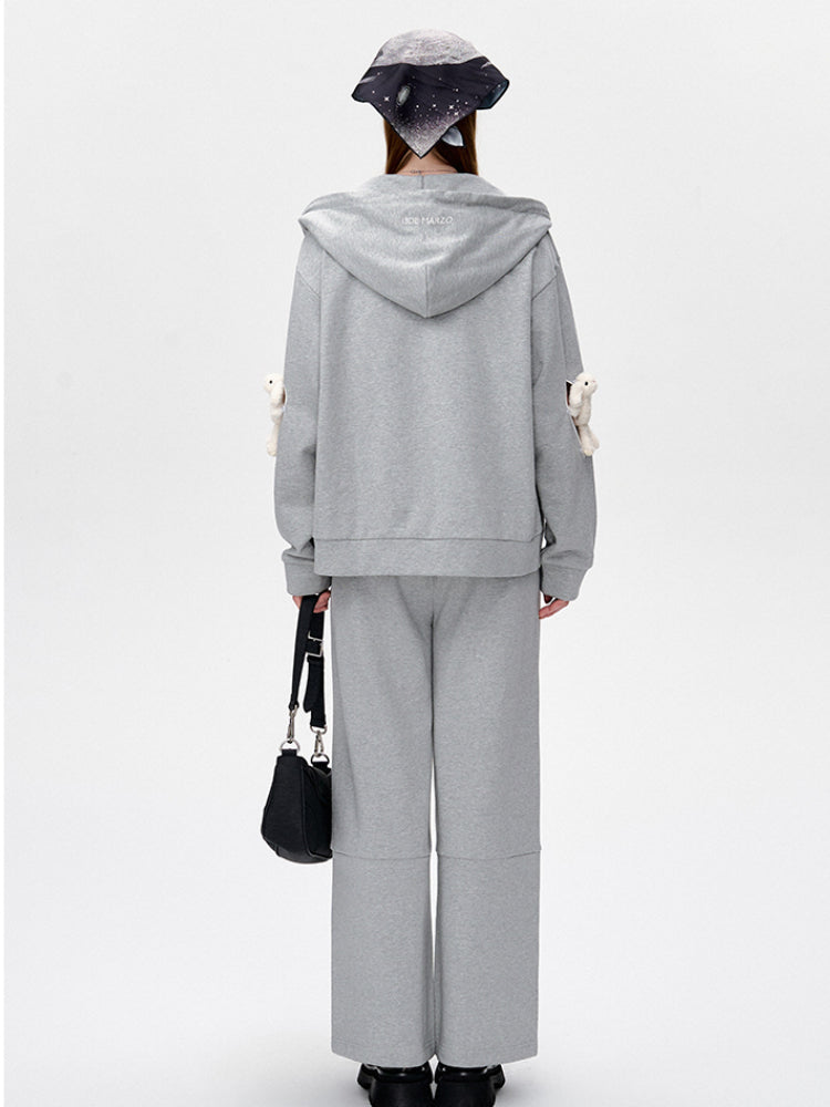 Heart Cutout Hoodie Jacket - CHINASQUAD