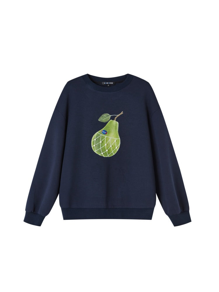 Pear Printed Sweatshirt - CHINASQUAD