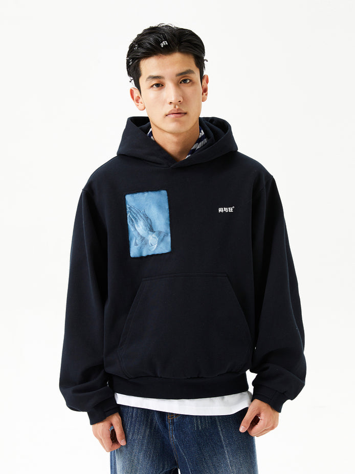 Black Reversible Hoodie Sweatershirts - CHINASQUAD