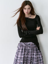 Asymmetrical Off-shoulder Slim Fit Blouse - CHINASQUAD