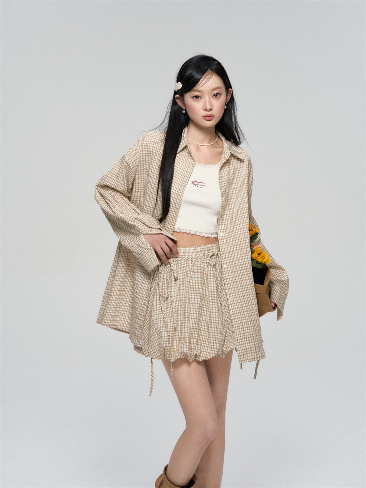 Lace Trim Embroidered Knit Tank - CHINASQUAD