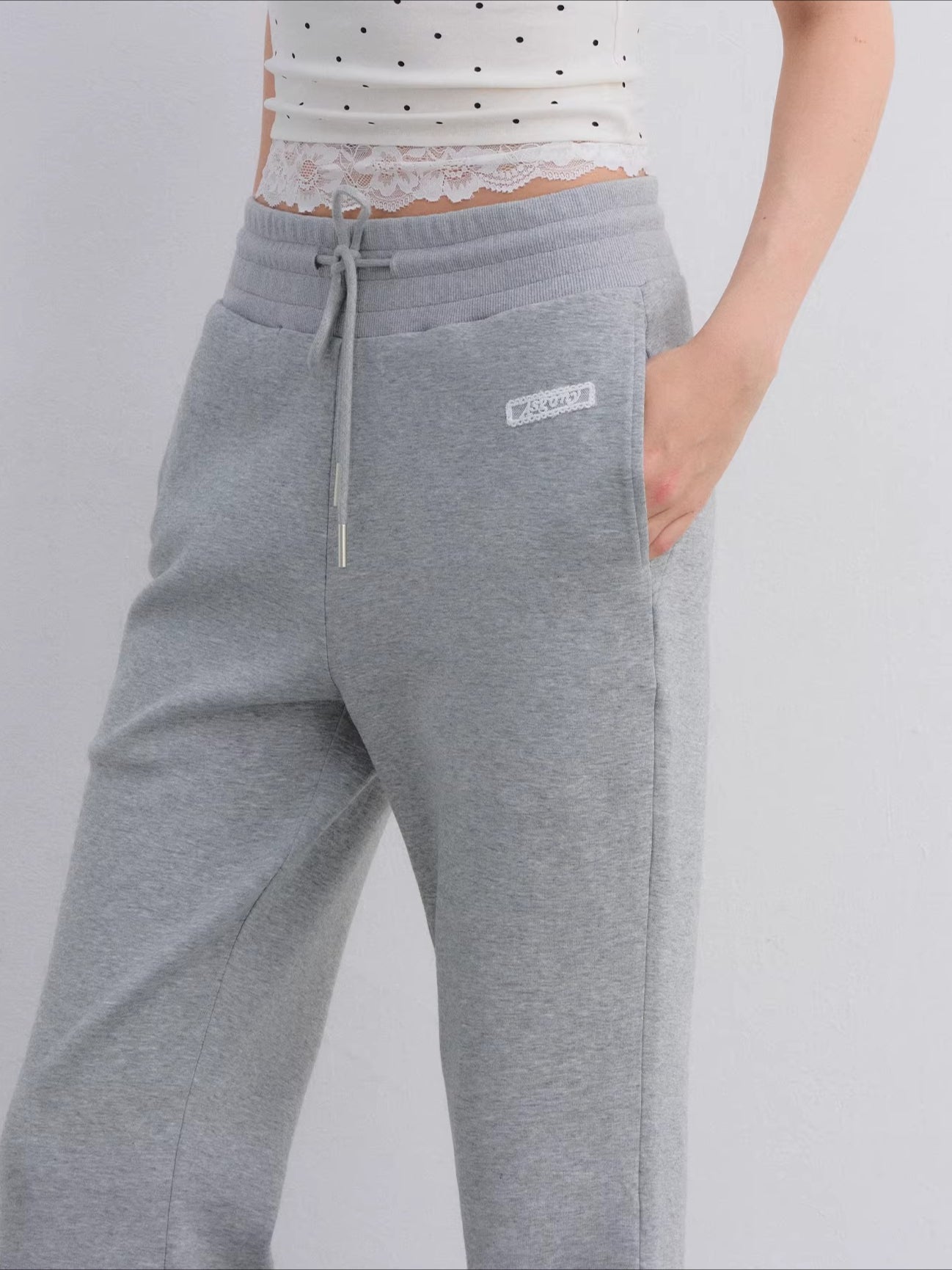 Hooded Zip-Up Sweatshirt & Flared Sweatpants Set