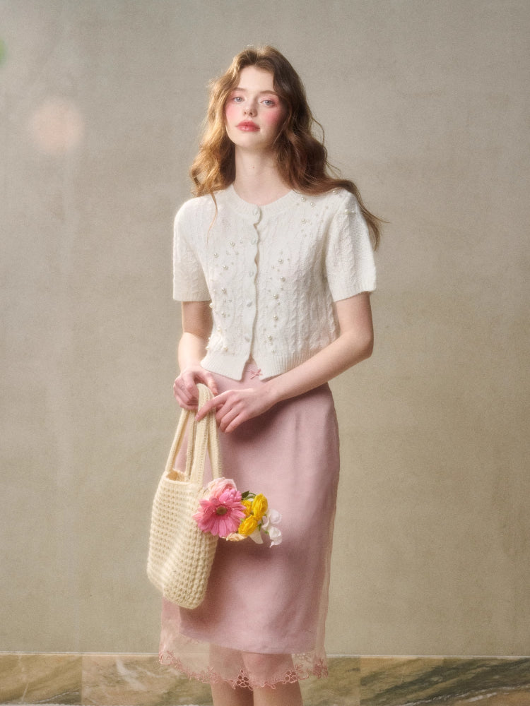 Flower Fairy Embroidered Skirt - CHINASQUAD