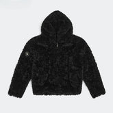 Cross Patch Fur Coat - CHINASQUAD