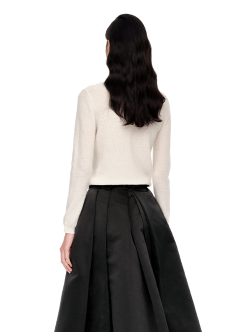 Multilayer Flower Trim Cardigan - CHINASQUAD