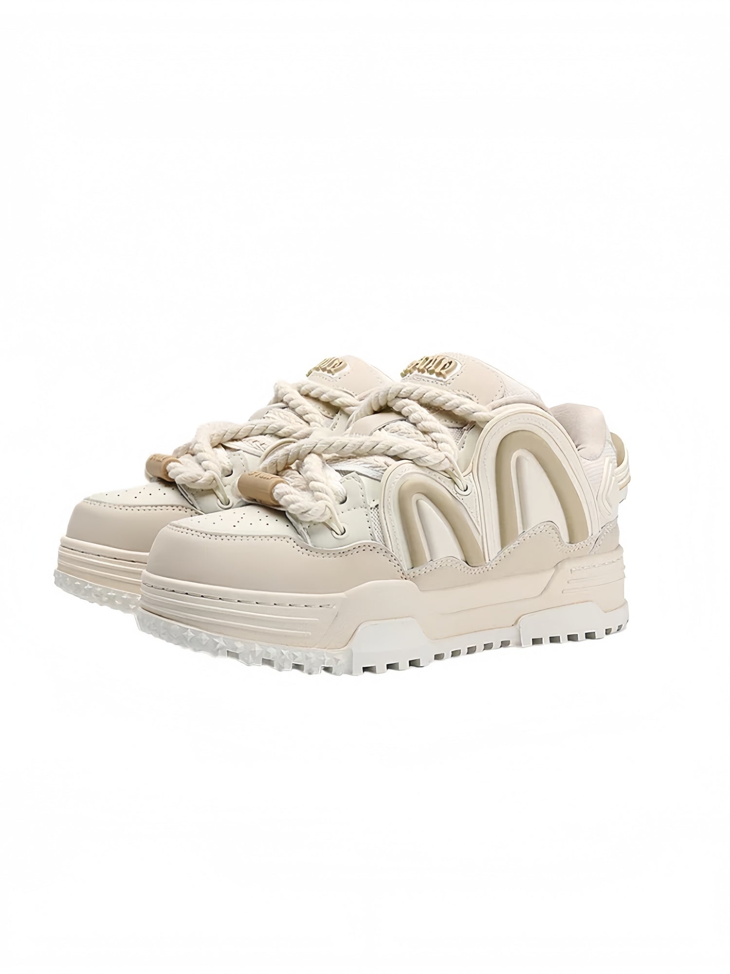 Off-white Chunky Casual Sneakers - CHINASQUAD