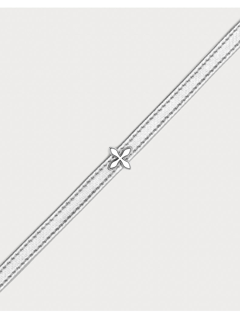 Black Leather Neck Ring - CHINASQUAD