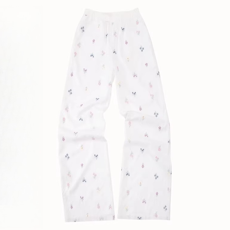 Botanical Linen Embroidered Set