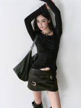 Asymmetrical Off-shoulder Slim Fit Blouse - CHINASQUAD