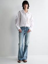 Irregular Pocket Wide-Leg Denim Pants - CHINASQUAD