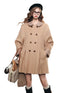 High-Wool Content Brown Coat - CHINASQUAD