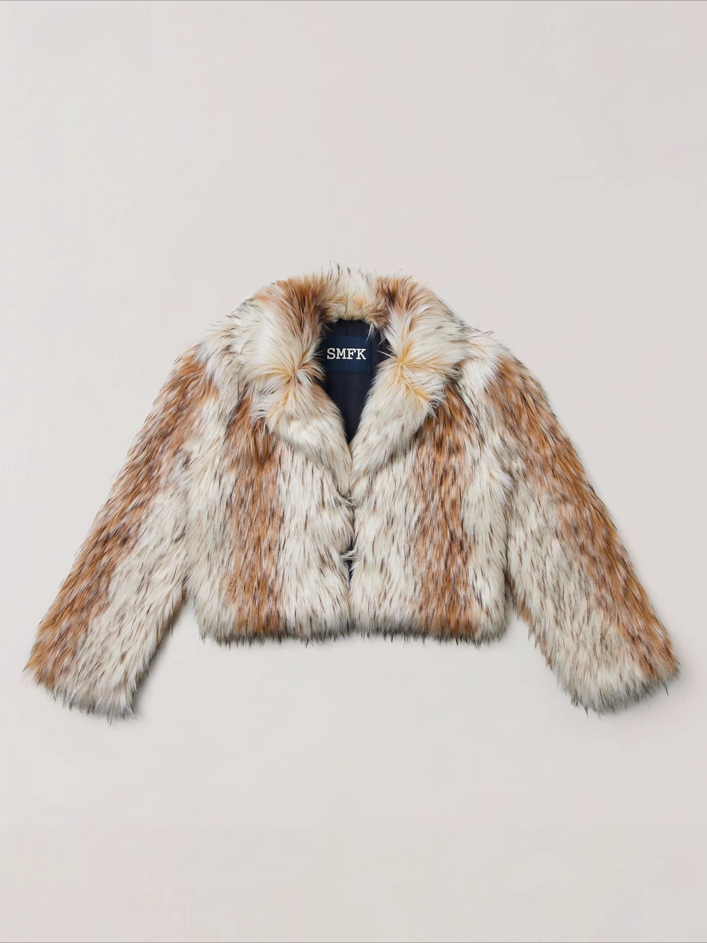 Cross Relic Wilderness Hunter Cropped Faux Fur Jacket