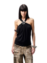 High-Elastic V-Neck Knotted Acetate Camisole - CHINASQUAD