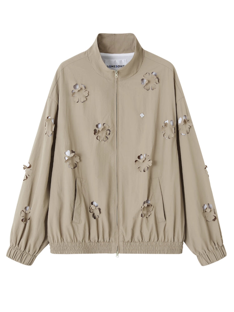 Hollow Cut Floral Jacket - CHINASQUAD