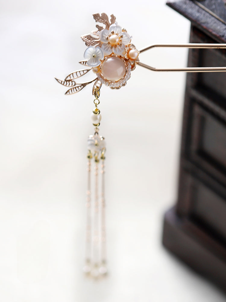 Long Kui Pink Hanfu Hairpin - CHINASQUAD