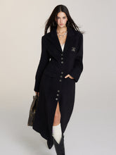 Long Woolen Blazer Coat - CHINASQUAD