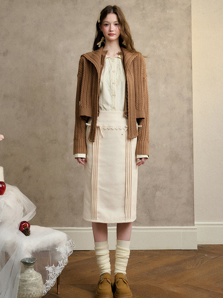 Warm Knitted Cardigan Jacket - CHINASQUAD