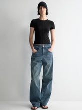 3D Cutting Micro Curved Knife Wide Leg Pants - CHINASQUAD