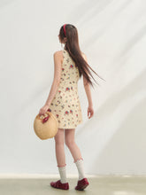 Flower Print Sleeveless Dress - CHINASQUAD