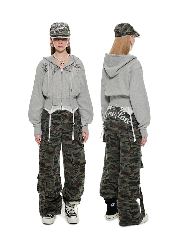 Black & White Strap Lace Corset Belt - CHINASQUAD