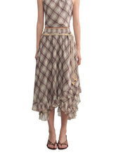 Irregular Ruffle  Top & Midi Skirt Set - CHINASQUAD