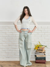 Knit V-neck 5/6 Sleeve T-shirt - CHINASQUAD