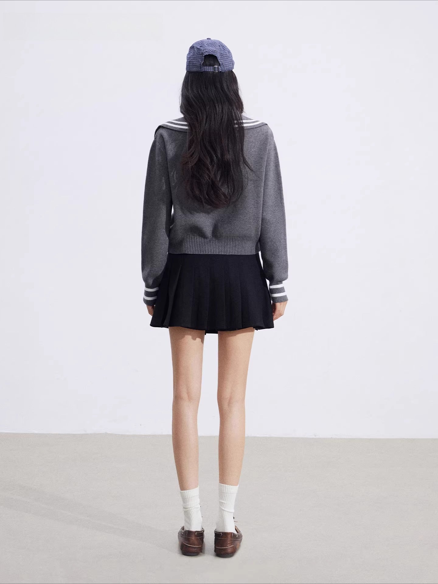 Preppy Layered Collar Knit Cardigans