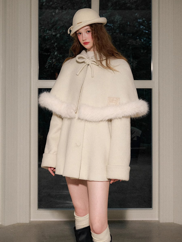 Elegant Wool Blend Coat - CHINASQUAD