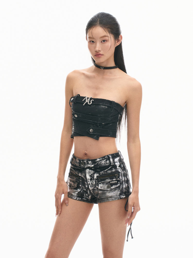 American Retro Short Tank Top - CHINASQUAD