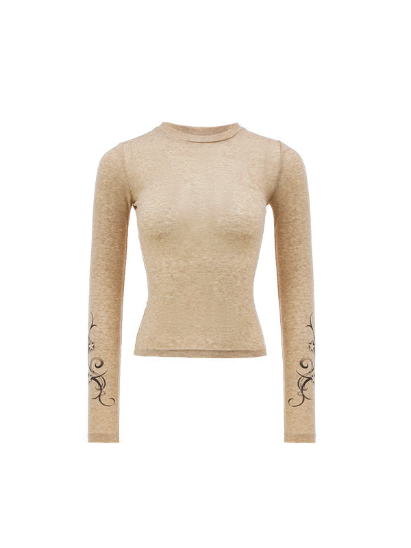 Slightly Sheer Knitted Cardigan - CHINASQUAD