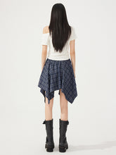 High-Elasticity Star-Studded Diagonal Shoulder T-Shirt - CHINASQUAD