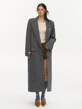 Gray Relaxed Fit Woolen Coat - CHINASQUAD