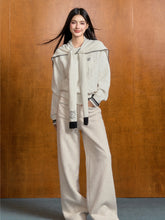 Tweed High-Waist Casual Pants - CHINASQUAD