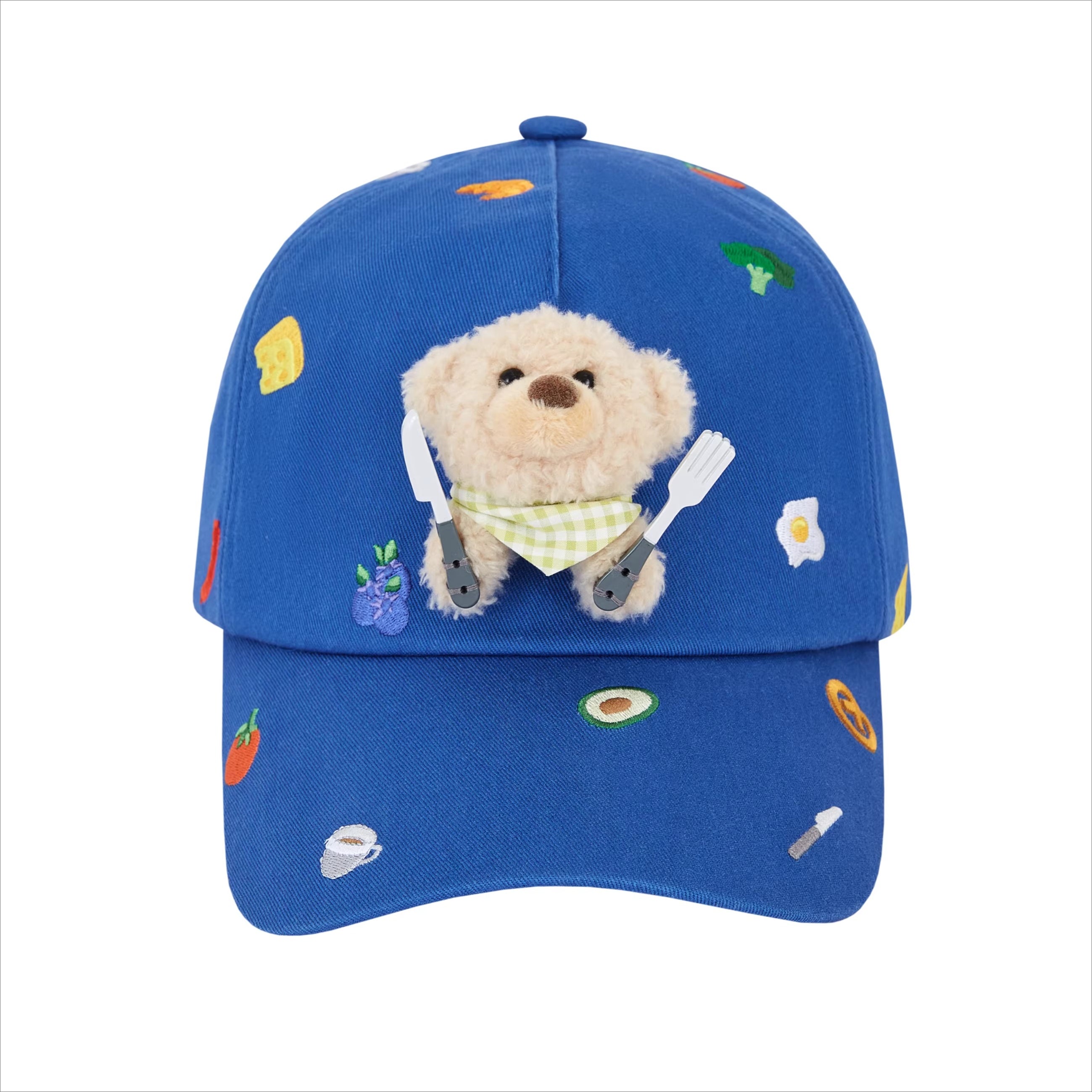 Breakfast Embroidery Baseball Cap