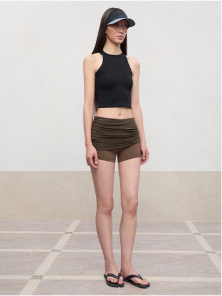 High Elastic Sleeveless I-Back Vest