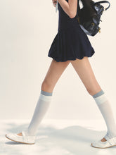 Navy Blue Academy-style Pleated Skirt - CHINASQUAD
