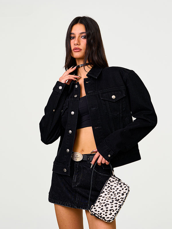 Black Leather Neck Ring - CHINASQUAD