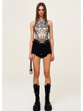 Mid-Low Waist Rivet Fringe Shorts - CHINASQUAD