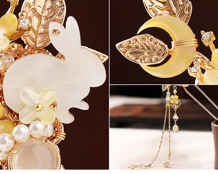 Handmade Osmanthus Dew Hanfu Hairpin - CHINASQUAD
