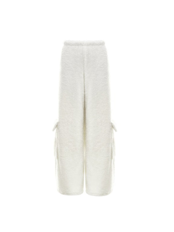 White & Brown Cat-Ear Hoodie Set - CHINASQUAD