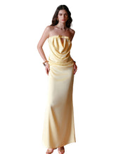Halter Bowknot Cowl Neck Backless Dress - CHINASQUAD