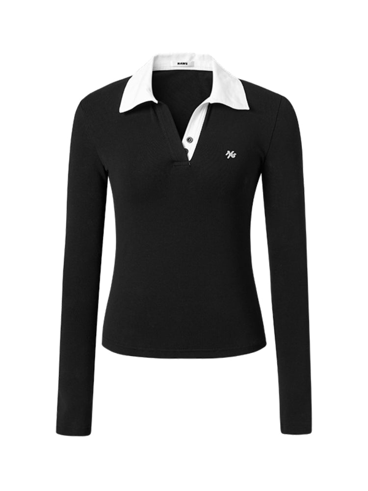 Vintage Slim Fit Black & White Striped T-shirt - CHINASQUAD