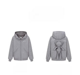 Glitter Zip-Up Hoodie - CHINASQUAD