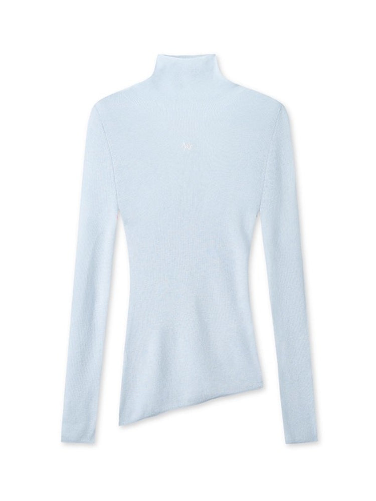 "Djembe Series" Meghan High-Neck Long-Sleeve Knit Sweater - CHINASQUAD